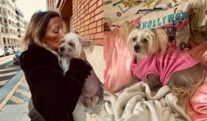 Loana et son chien Titi